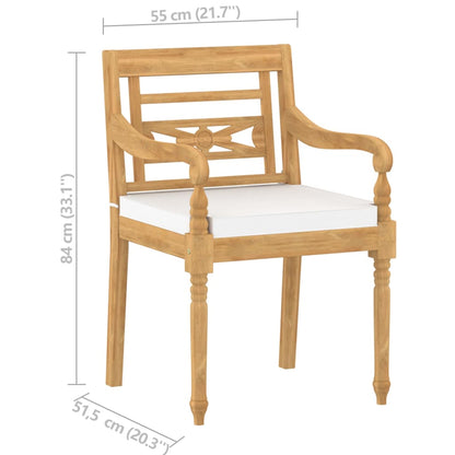 4Dílná Zahradní Sedací Souprava S Poduškami Masivní Teak