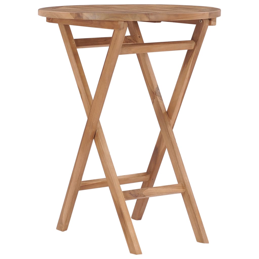 3Dílný Zahradní Jídelní Set Masivní Teakové Dřevo