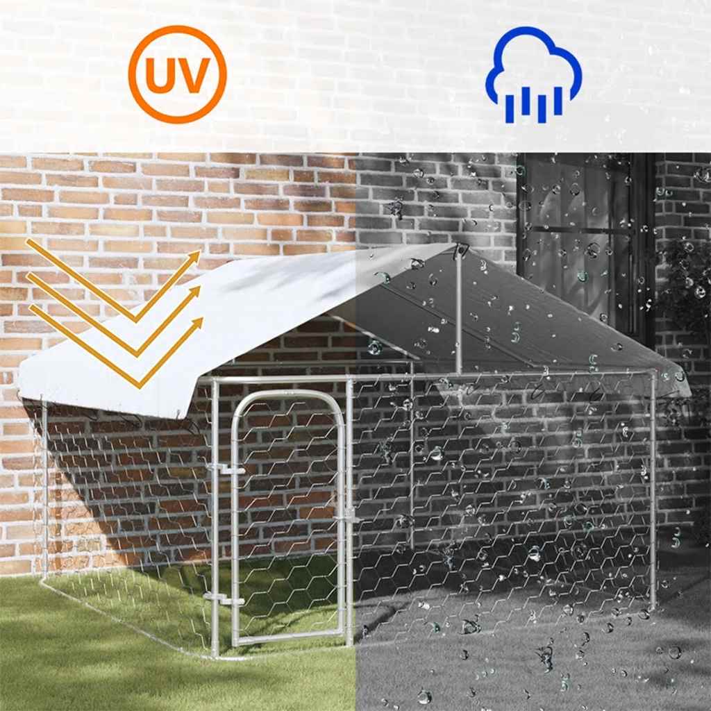 Venkovní Psí Kotec Se Střechou