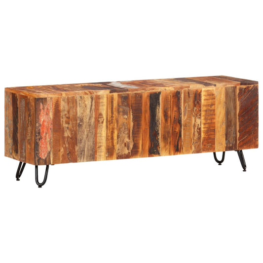 Tv Skříňka 110 X 30 X 40 Cm Masivní Recyklované Dřevo