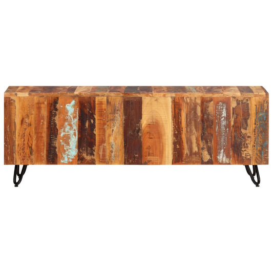 Tv Skříňka 110 X 30 X 40 Cm Masivní Recyklované Dřevo