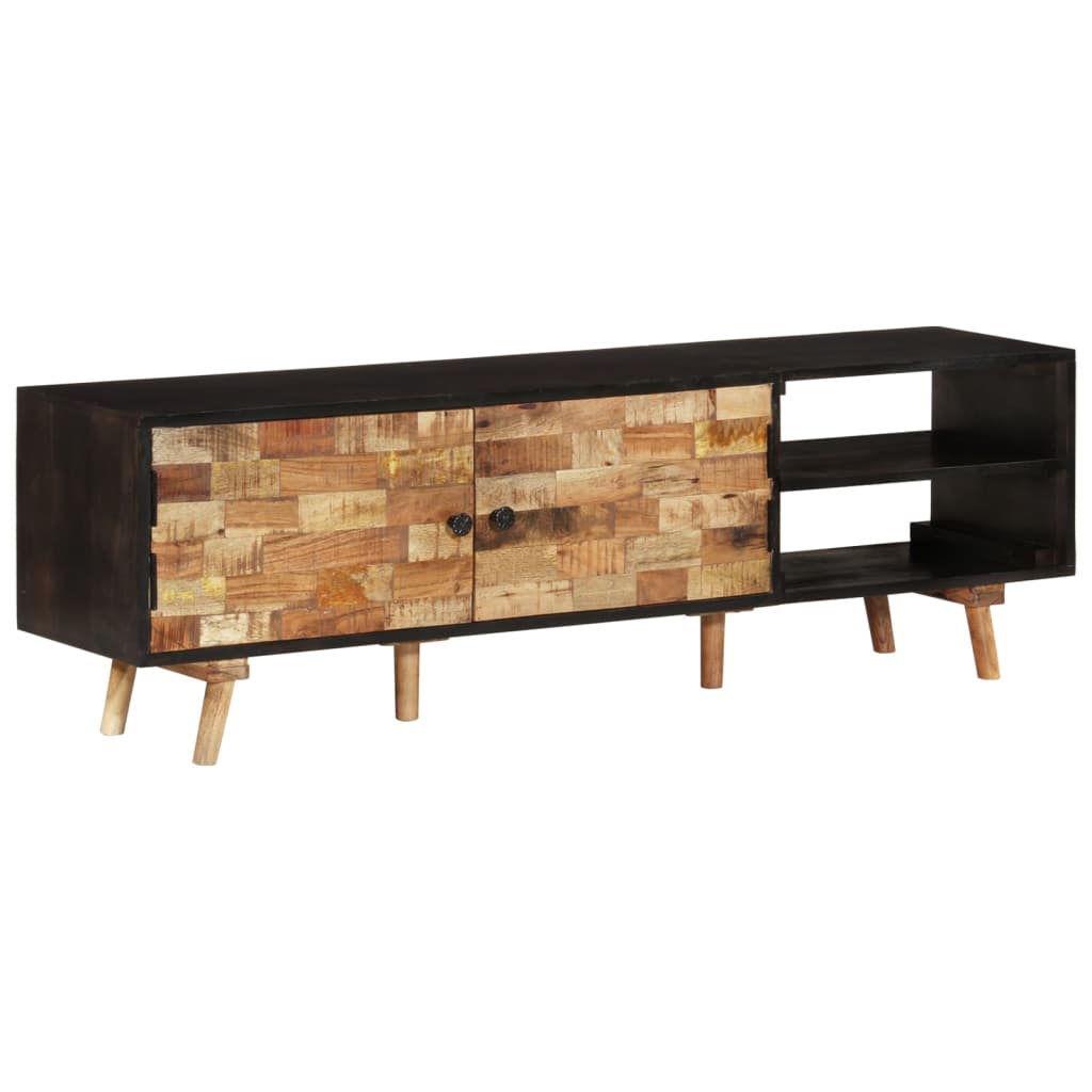 Tv Stolek 140 X 30 X 45 Cm Hrubé Mangovníkové A Akáciové Dřevo