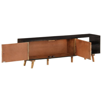 Tv Stolek 140 X 30 X 45 Cm Hrubé Mangovníkové A Akáciové Dřevo