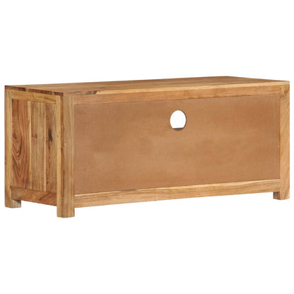 Tv Skříňka 88 X 35 X 40 Cm Masivní Akáciové Dřevo