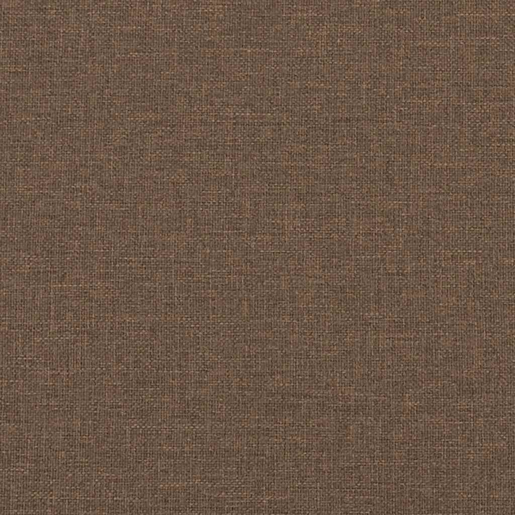 Polohovací Křeslo Hnědé Textil