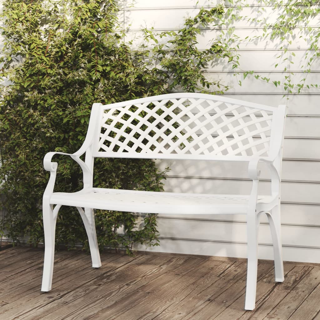 Zahradní Lavice 102 Cm Litý Hliník