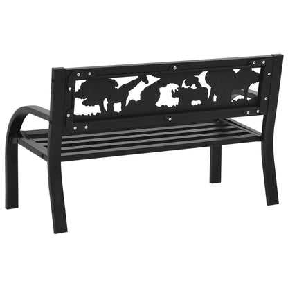 Dětská Zahradní Lavice 86 Cm Ocel