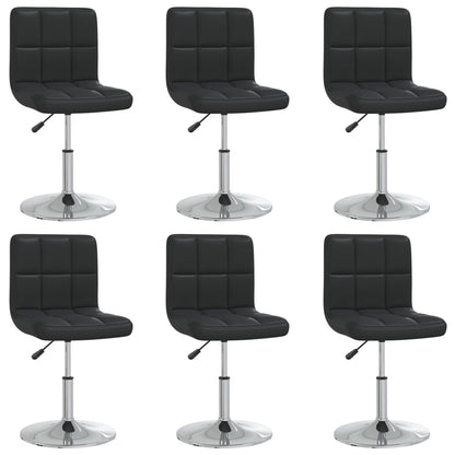 Jídelní Židle Černá Umělá Kůže