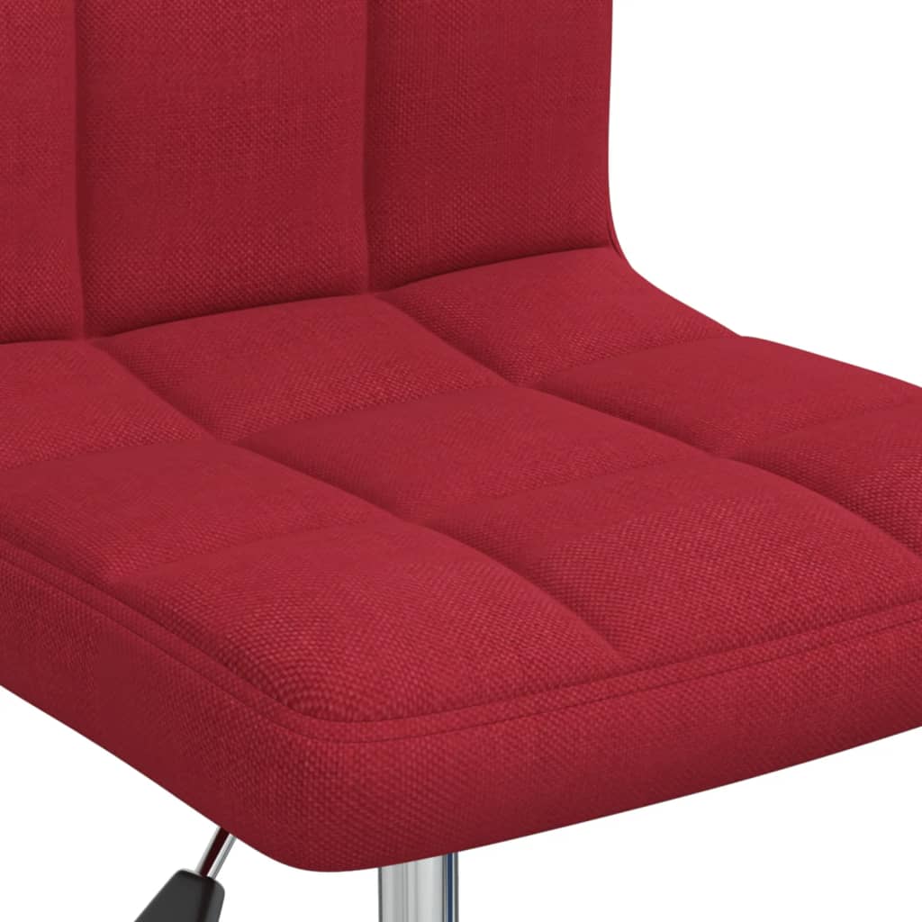 Otočná Jídelní Židle Vínová Textil