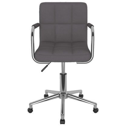 Otočná Jídelní Židle Taupe Textil