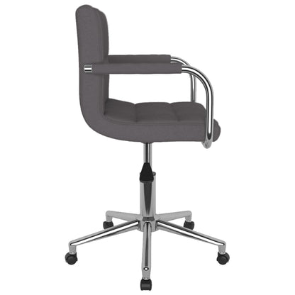 Otočná Jídelní Židle Taupe Textil