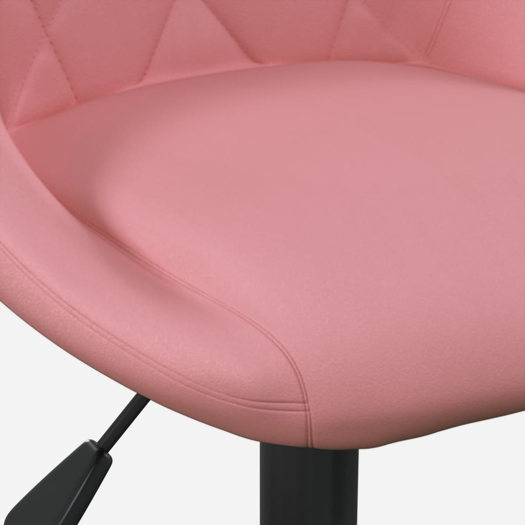 Kancelářská Židle Růžová Samet