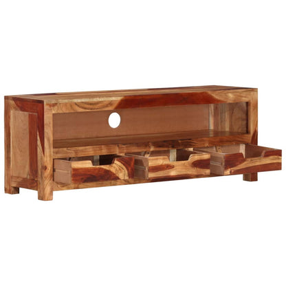 Tv Skříňka 110 X 30 X 40 Cm Masivní Akáciové Dřevo