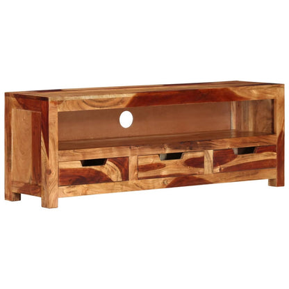 Tv Skříňka 110 X 30 X 40 Cm Masivní Akáciové Dřevo