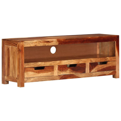 Tv Skříňka 110 X 30 X 40 Cm Masivní Akáciové Dřevo
