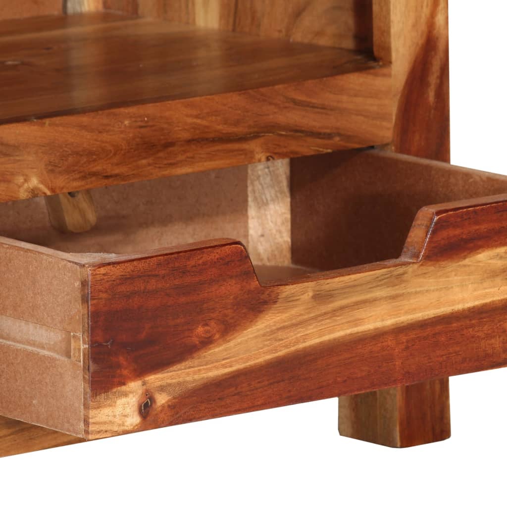 Tv Skříňka 110 X 30 X 40 Cm Masivní Akáciové Dřevo