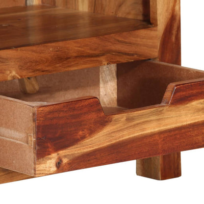 Tv Skříňka 110 X 30 X 40 Cm Masivní Akáciové Dřevo