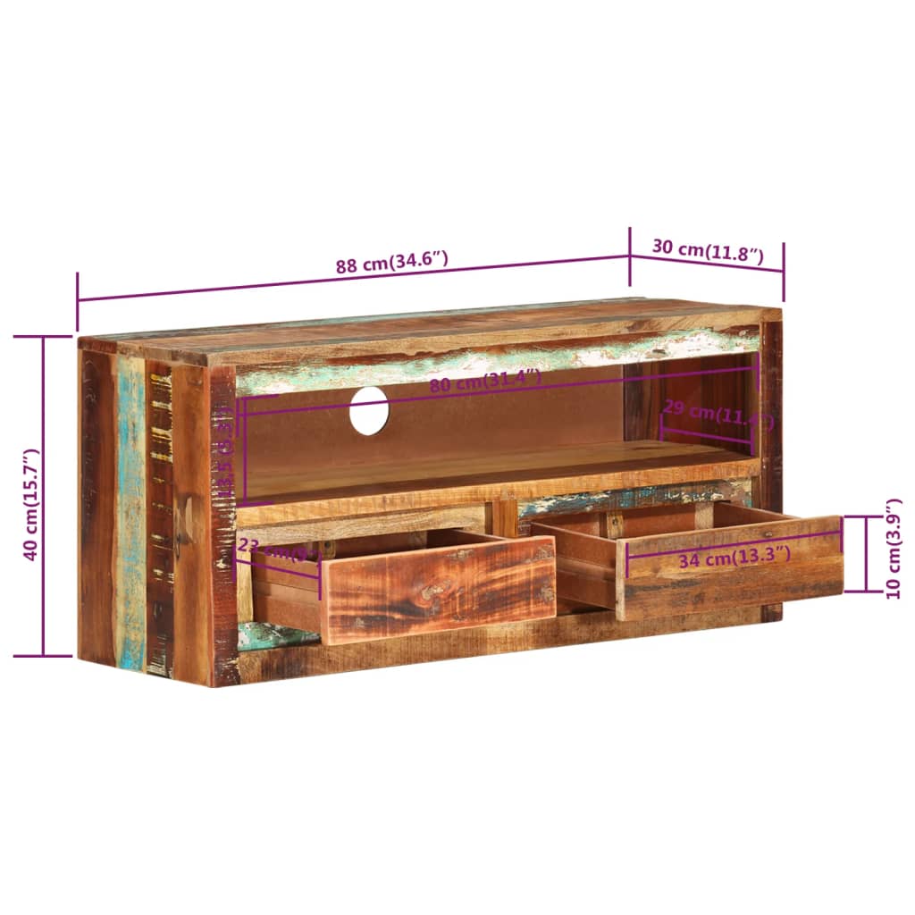 Tv Stolek 88 X 30 X 40 Cm
