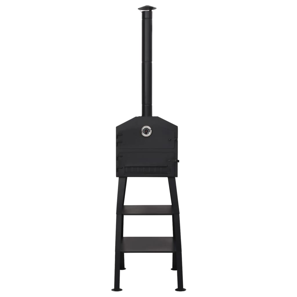 Venkovní Pec Na Pizzu Na Dřevěné Uhlí Se 2 Šamotovými Kameny