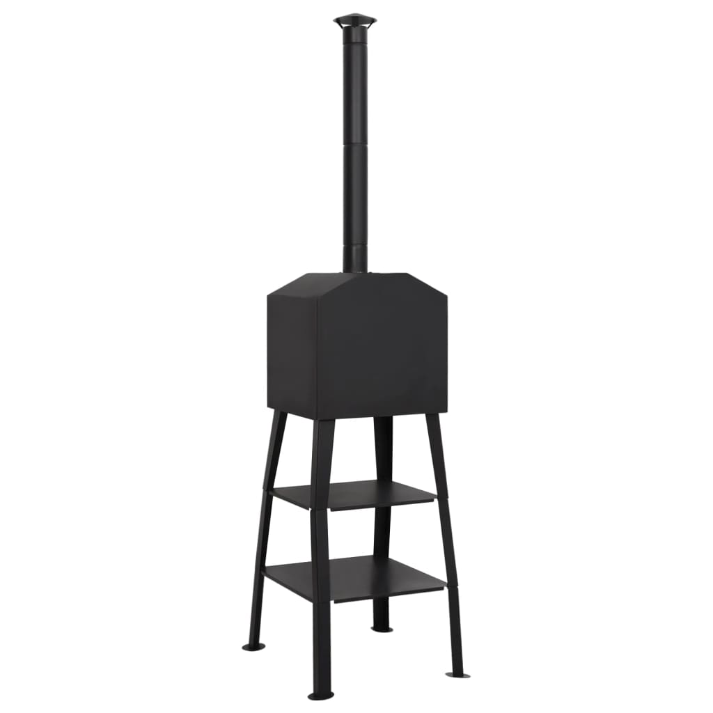 Venkovní Pec Na Pizzu Na Dřevěné Uhlí Se 2 Šamotovými Kameny