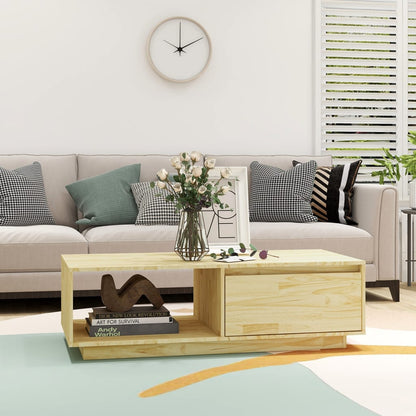 Konferenční Stolek 110 X 50 X 33,5 Cm Masivní Borové Dřevo