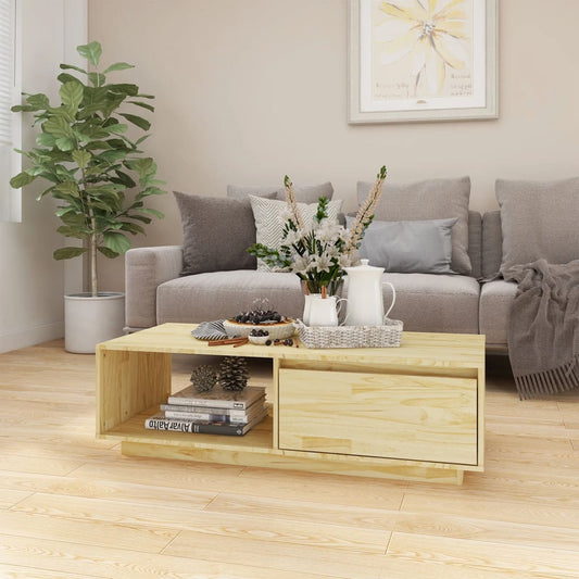 Konferenční Stolek 110 X 50 X 33,5 Cm Masivní Borové Dřevo