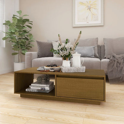 Konferenční Stolek 110 X 50 X 33,5 Cm Masivní Borové Dřevo