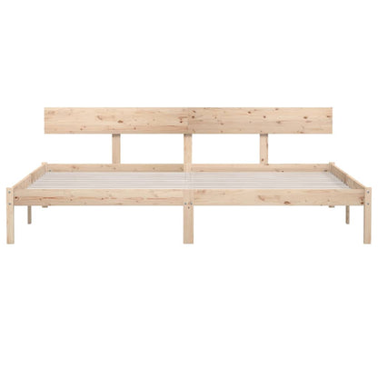 Rám Postele Bez Matrace Masivní Dřevo 200 X 200 Cm