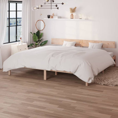 Rám Postele Bez Matrace Masivní Dřevo 200 X 200 Cm
