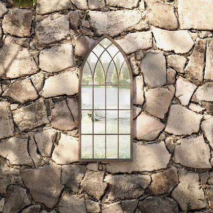 Zahradní Zrcadlo Černé Železo Pro Použití Venku