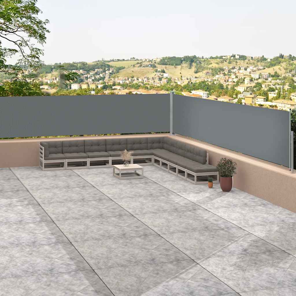 Zatahovací Boční Markýza Červená 200 X 1 200 Cm