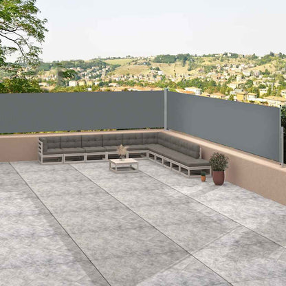 Zatahovací Boční Markýza Červená 200 X 1 200 Cm