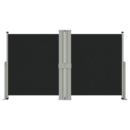 Zatahovací Boční Markýza Černá 140 X 1 200 Cm