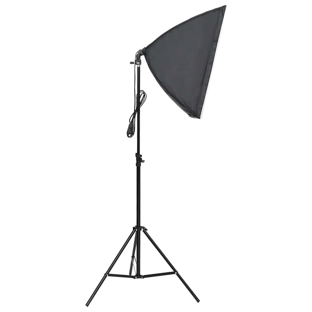 Sada Studiových Světel S Pozadími A Softboxy