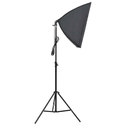 Sada Studiových Světel S Pozadími A Softboxy