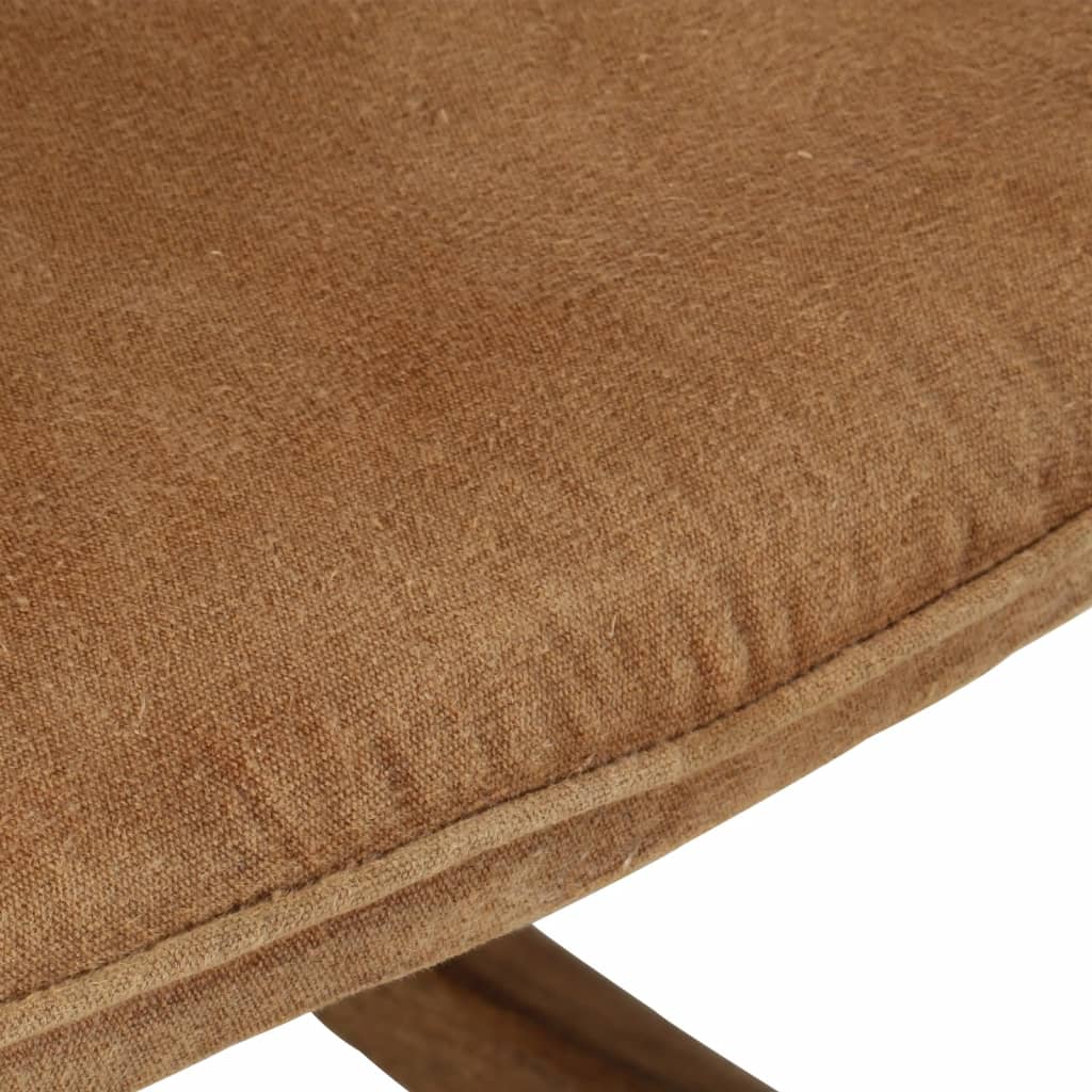 Houpací Křeslo Hnědé Vintage