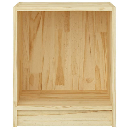 Noční Stolky 2 Ks 35,5 X 33,5 X 41,5 Cm Masivní Borové Dřevo
