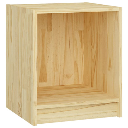 Noční Stolky 2 Ks 35,5 X 33,5 X 41,5 Cm Masivní Borové Dřevo