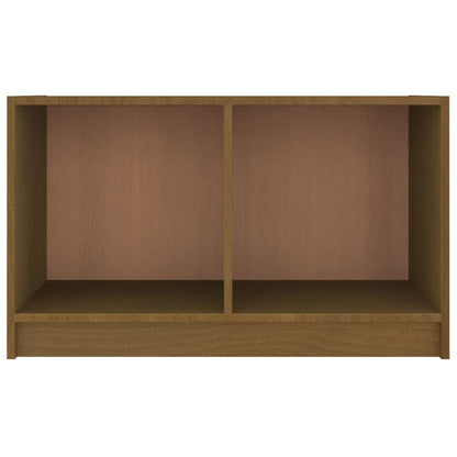 Tv Stolek Medově Hnědý 70 X 33 X 42 Cm Masivní Borové Dřevo