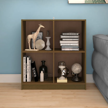 Příborník Medově Hnědý 70 X 33 X 76 Cm Masivní Borové Dřevo