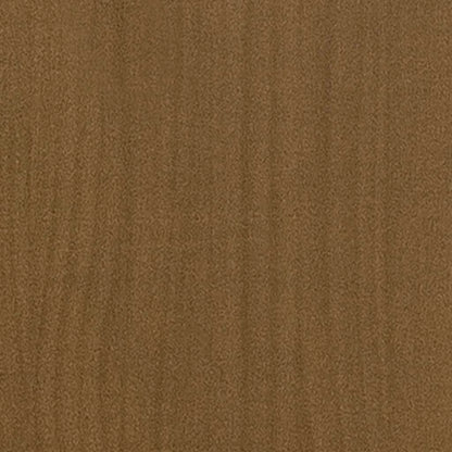 Příborník Medově Hnědý 70 X 33 X 76 Cm Masivní Borové Dřevo