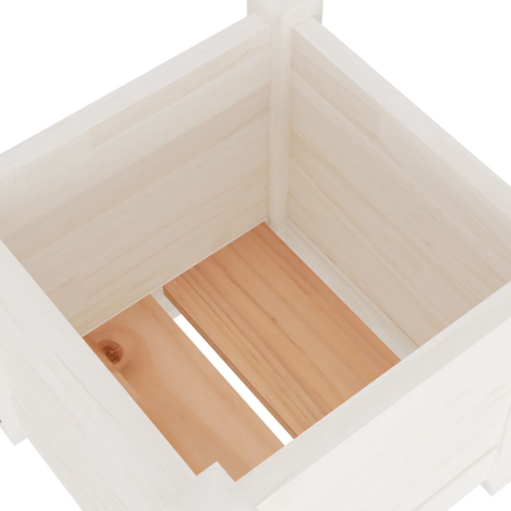 Zahradní Truhlík 31 X 31 X 31 Cm Masivní Borové Dřevo