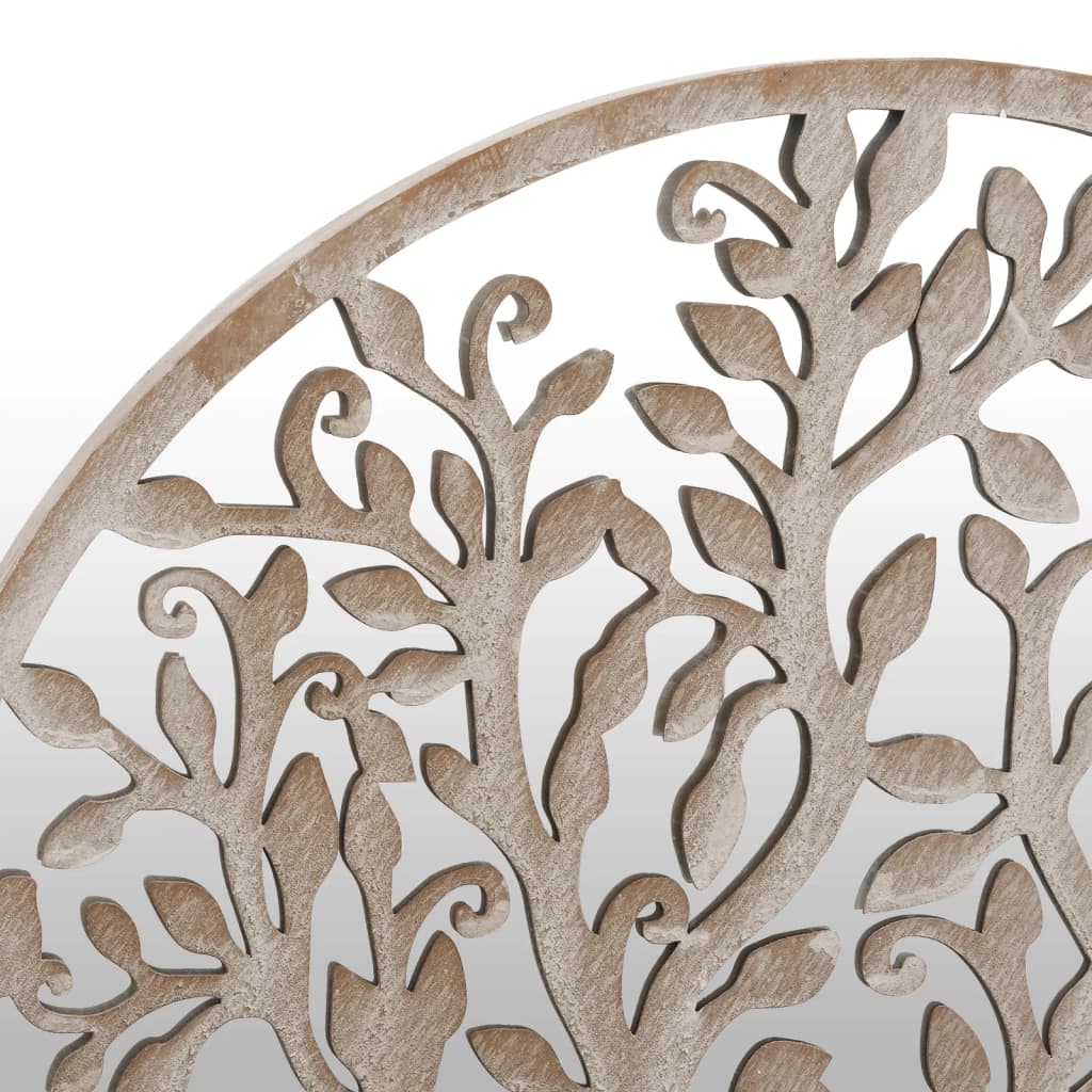 Zrcadlo Pískové 60 X 2,5 Cm Železo Kulaté Do Interiéru