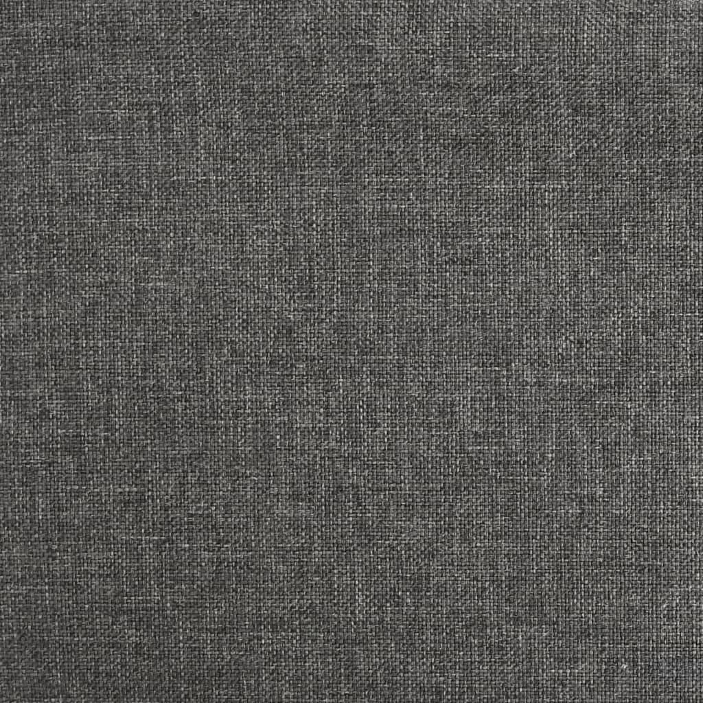 Zvedací Masážní Křeslo Tmavě Šedé Textil