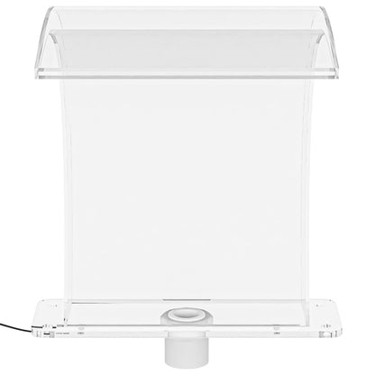 Bazénová Fontána S Rgb Led Osvětlením Akryl 50 Cm Zelená