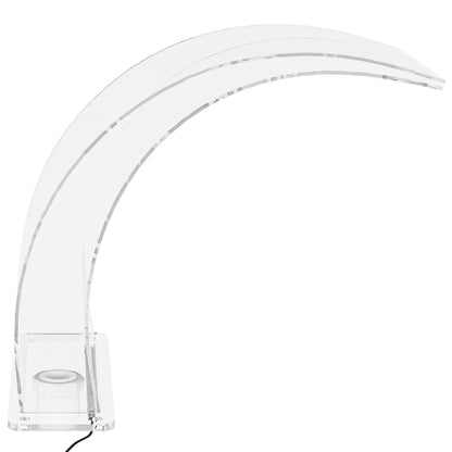 Bazénová Fontána S Rgb Led Osvětlením Akryl 50 Cm Zelená