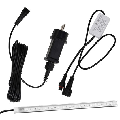 Bazénová Fontána S Rgb Led Osvětlením Akryl 50 Cm Zelená