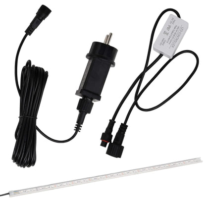 Přelivový Vodopád S Rgb Led Osvětlením Nerezová Ocel 45 Cm