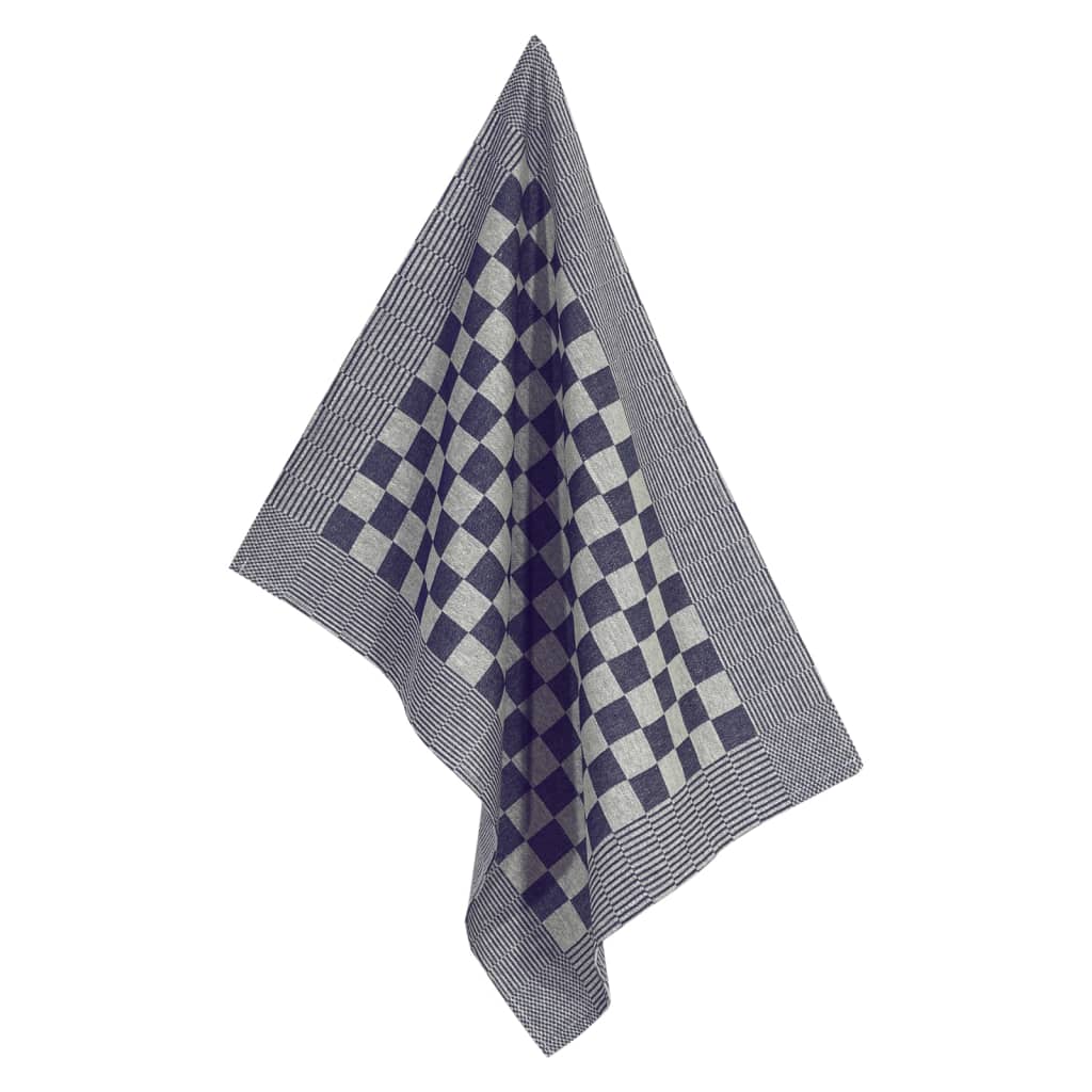 Kuchyňské Utěrky 50 Ks Modré A Bílé 50 X 70 Cm Bavlna