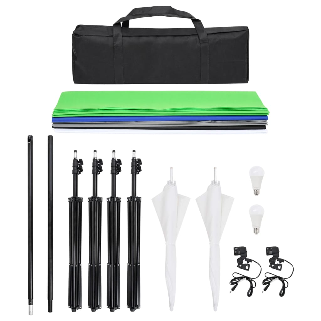 Ateliérové Vybavení Sada Se Světly, Pozadím A Odraznou Deskou